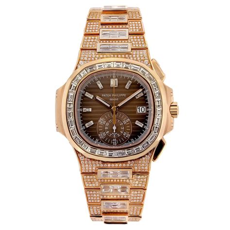 gold patek philippe nautilus|Patek Philippe full diamond price.